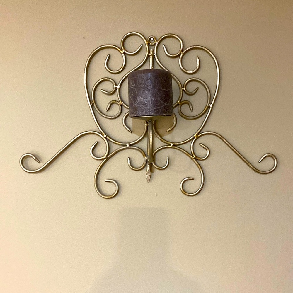 Iron sconces candleholders